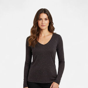 Massimo Dutti Soft Brown Long Sleeve Top